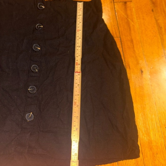 Cotton On Black Button-Up Skirt - Picture 2 of 5